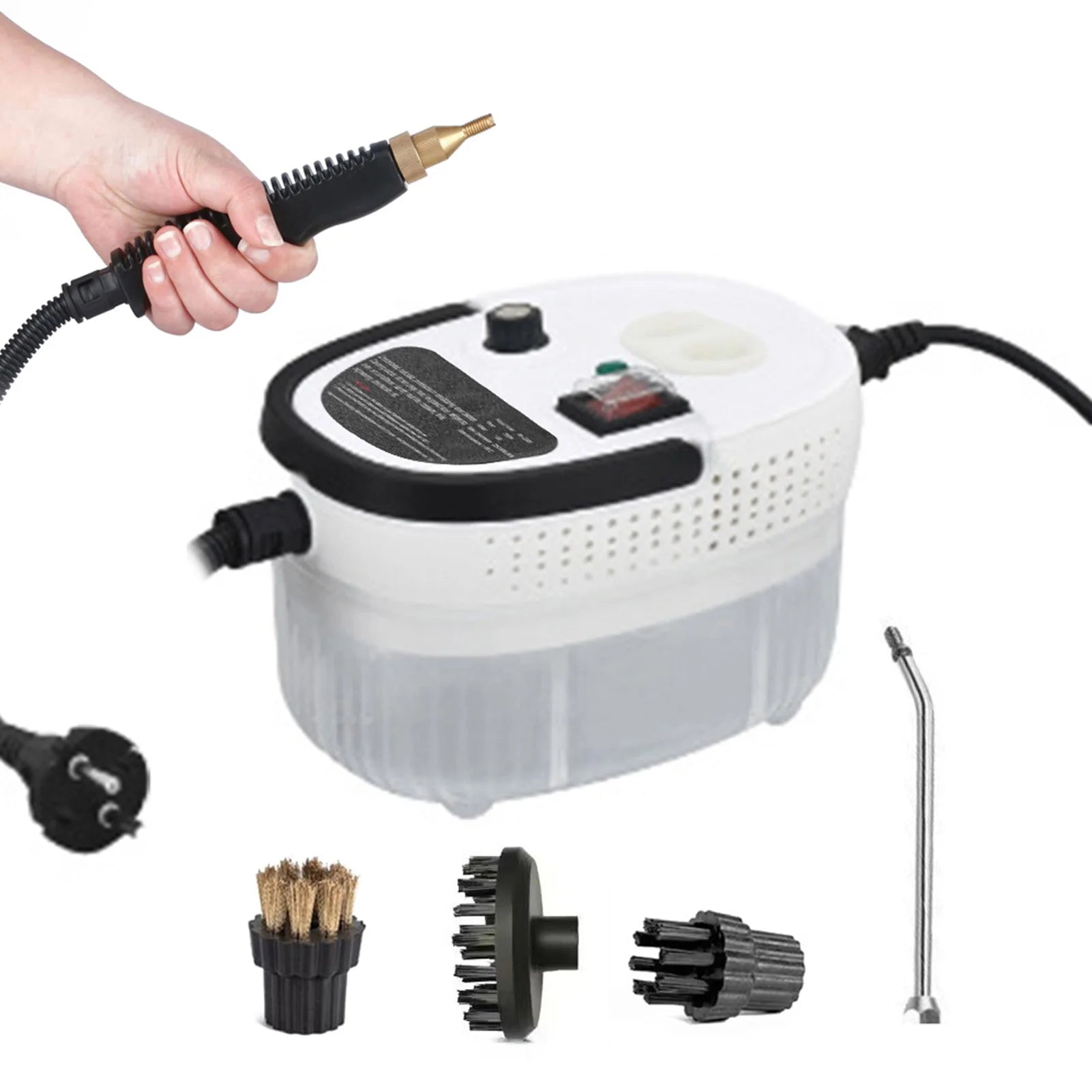 NEW 1500W Steam Cleaner for Car Cleaning Quick Heating High Temperature Steam Washer Portable Handheld Pressurized Steam Clean