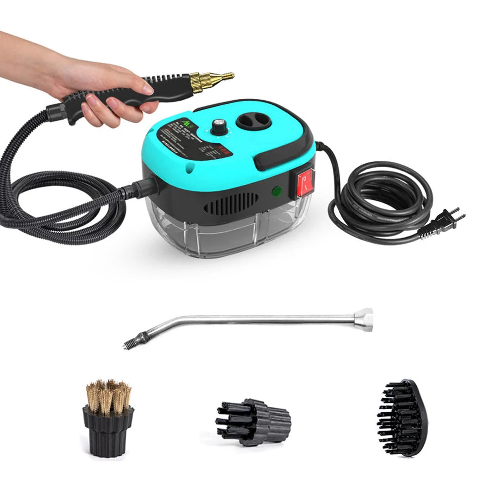 NEW 1500W Steam Cleaner for Car Cleaning Quick Heating High Temperature Steam Washer Portable Handheld Pressurized Steam Clean
